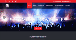 Desktop Screenshot of db-audio.es